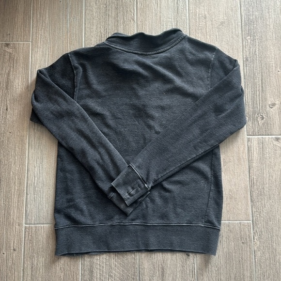 size L gray Coronado, CA quarter zip sweatshirt from Ocean Beach Sportswear - Picture 4 of 4